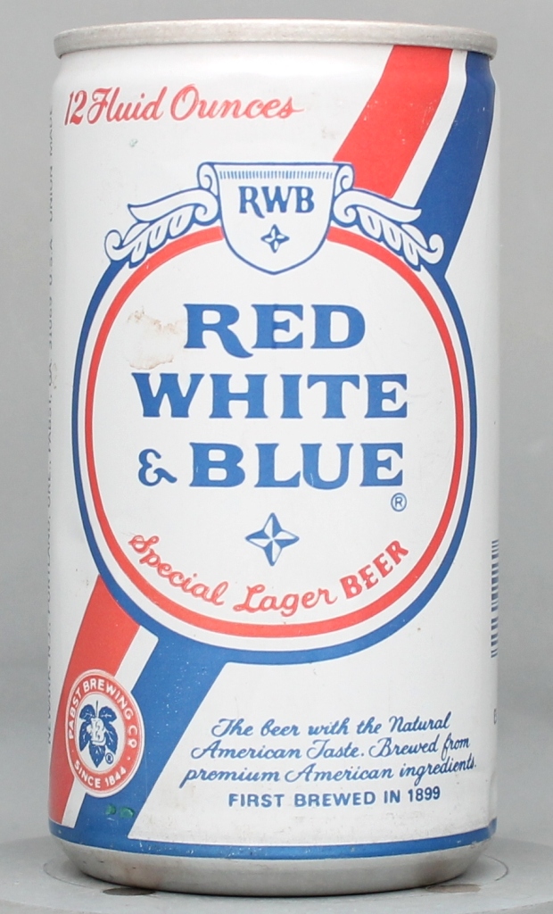 Red White & Blue Special Lager Beer 12 Oz Tab Top Can