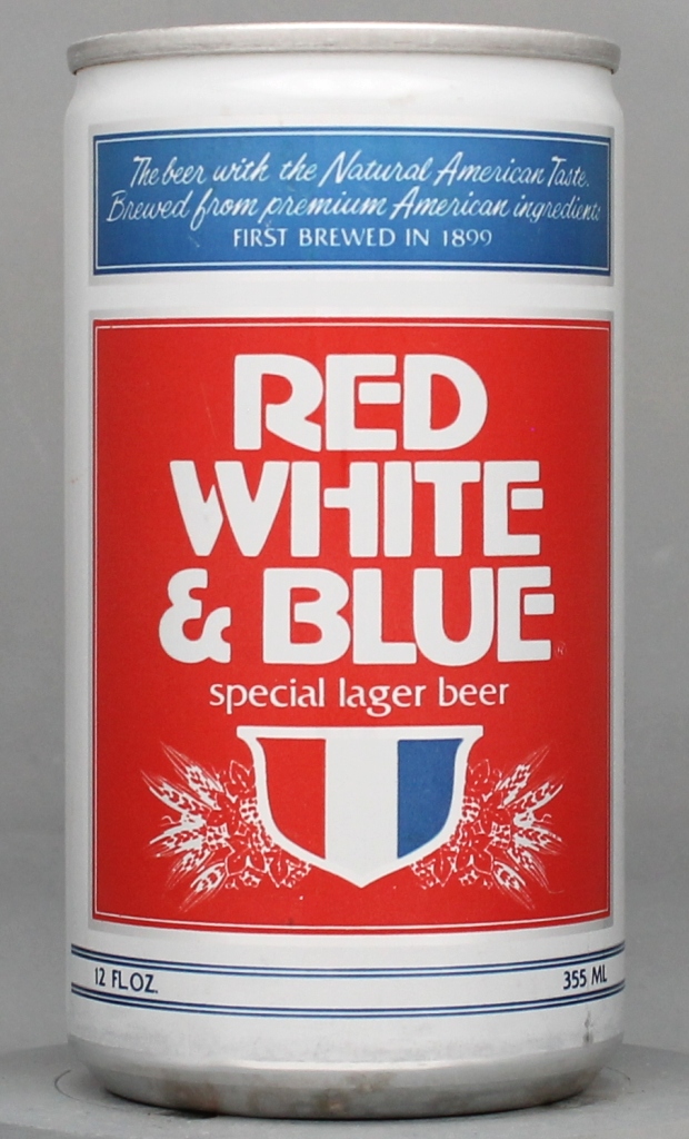 Red White & Blue Special Lager Beer 12 Oz Tab/Stay Top Can