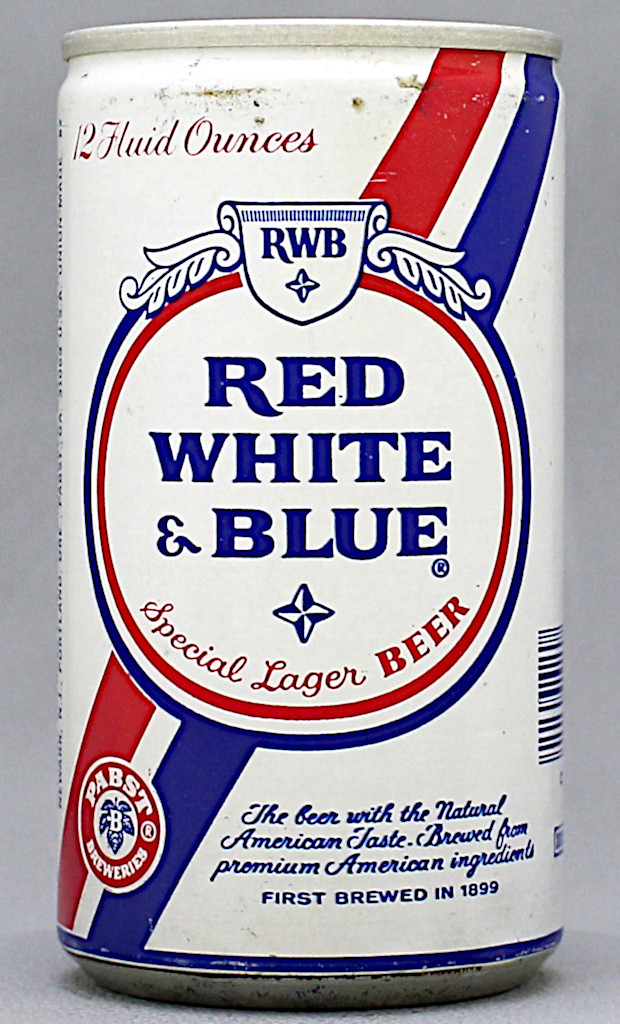 Red White & Blue Special Lager Beer 12 Oz Tab Top Can