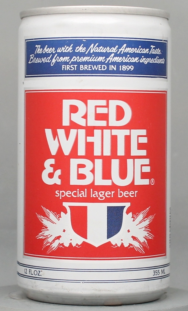 Red White & Blue Special Lager Beer 12 Oz Tab Top Can