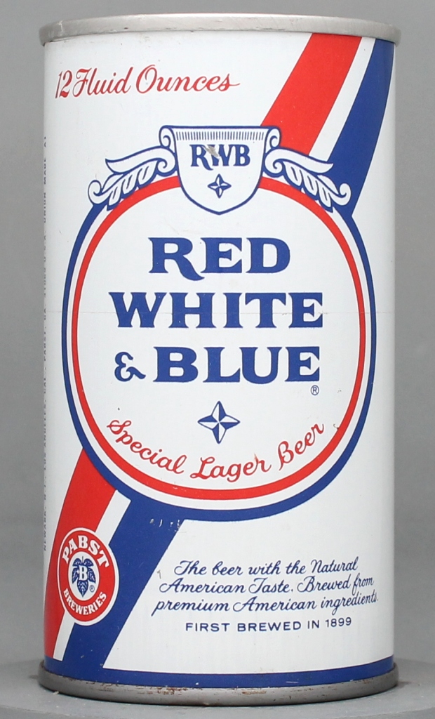 Red White & Blue Special Lager Beer 12 Oz Tab Top Can