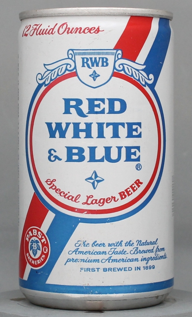 Red White & Blue Special Lager Beer 12 Oz Tab Top Can