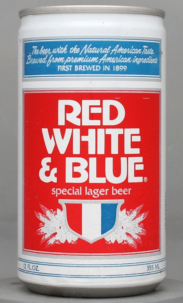 Red White & Blue Special Lager Beer 12 Oz Tab Top Can