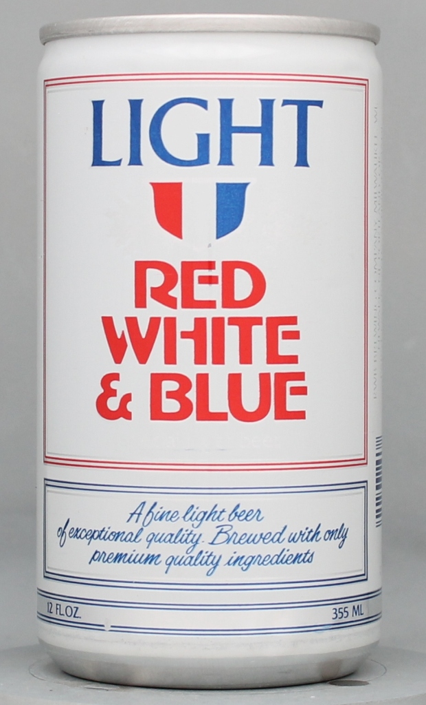 Red White & Blue Special Lager Beer 12 Oz Tab Top Can