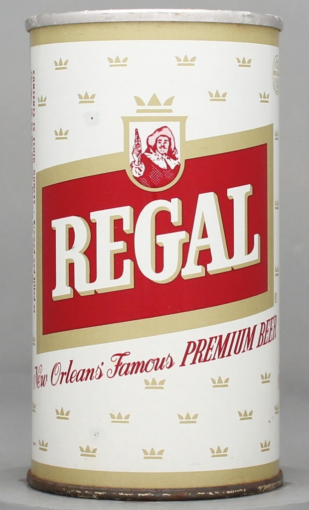 Regal Famous Premium Beer 12 Oz Tab Top Can