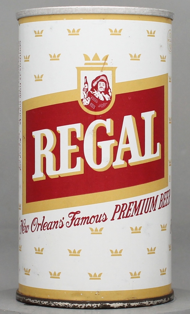 Regal New Orleans' Famous Premium Beer 12 Oz Tab Top Can
