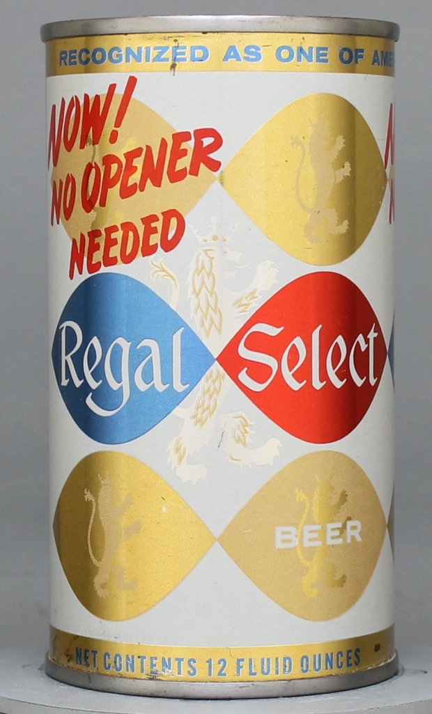 Regal Select Beer 12 Oz Insert Top Can
