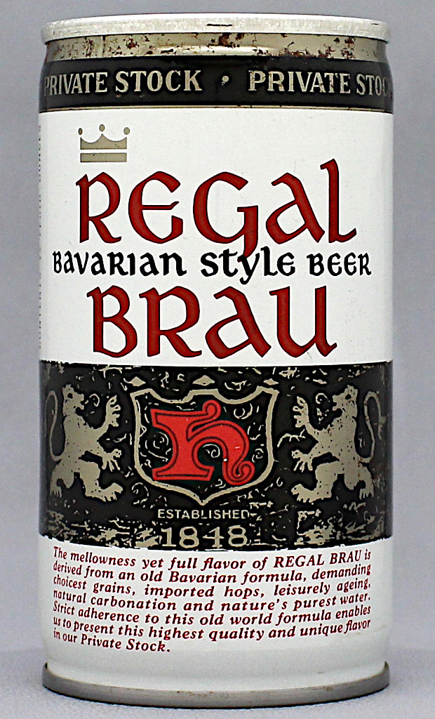 Regal Brau Bavarian Style Beer 12 Oz Tab Top Can