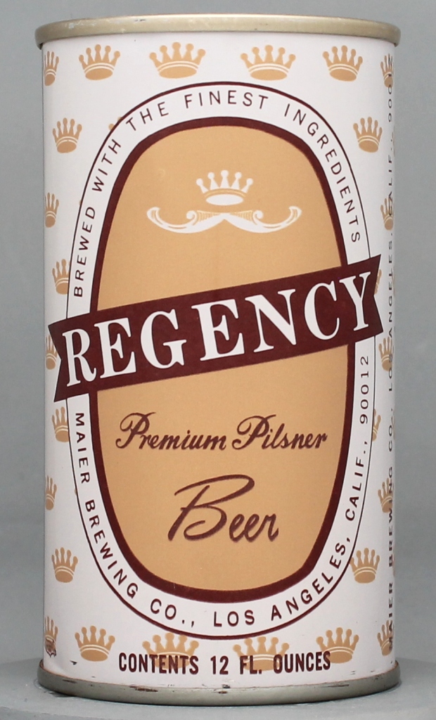 Regency Premium Pilsner Beer 12 Oz Tab Top Can