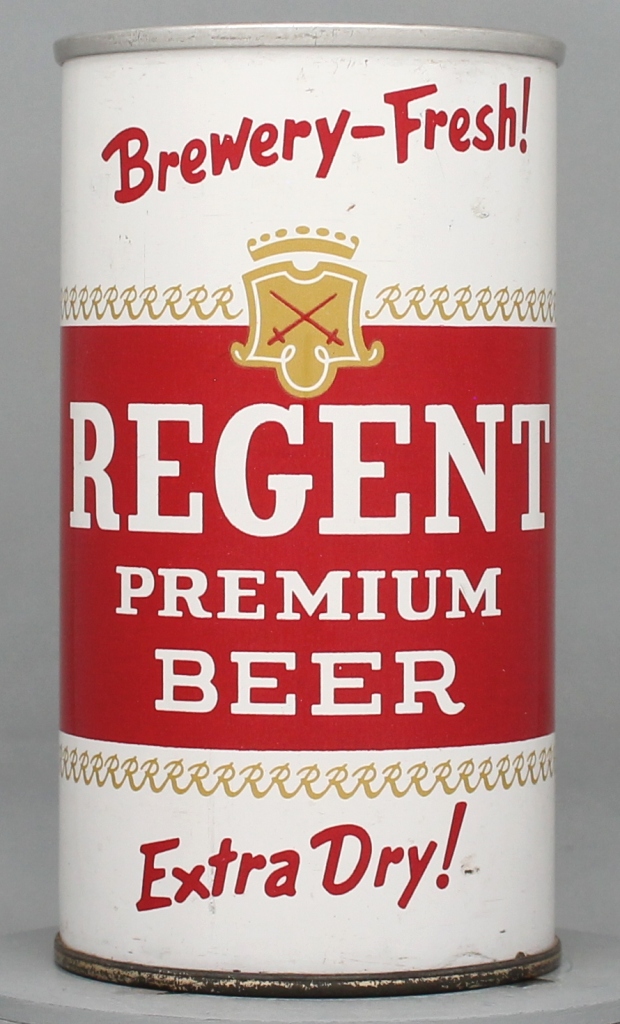 Regent Premium Beer 12 Oz Zip/Insert Top Can