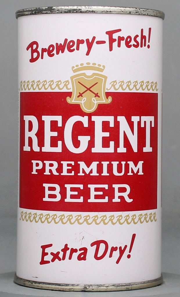 Regent Premium Beer 12 Oz Tab Top Can