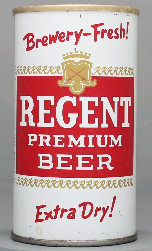Regent Premium Beer 12 Oz Tab/Insert Top Can