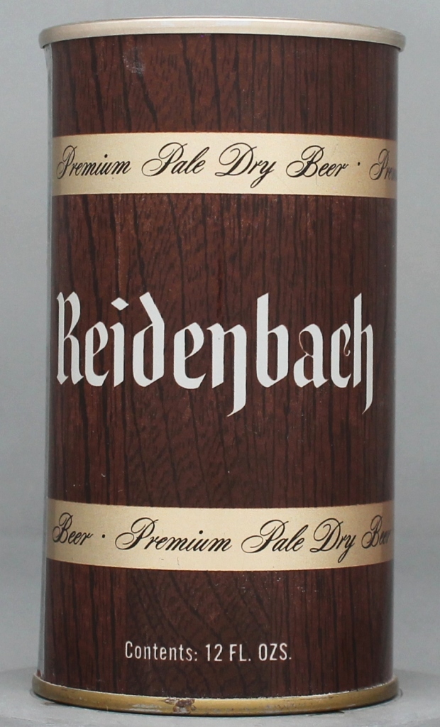 Reidenbach Premium Pale Dry Beer 12 Oz Tab Top Can