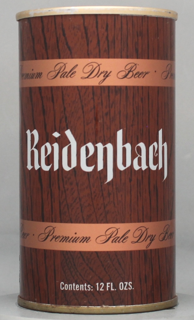 Reidenbach Premium Pale Dry Beer 12 Oz Tab Top Can