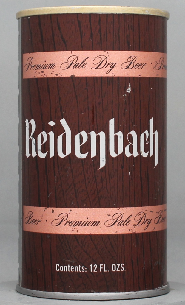 Reidenbach Premium Pale Dry Beer 12 Oz Tab Top Can