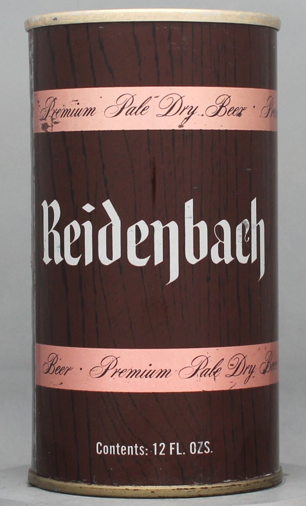 Reidenbach Premium Pale Dry Beer 12 Oz Tab Top Can