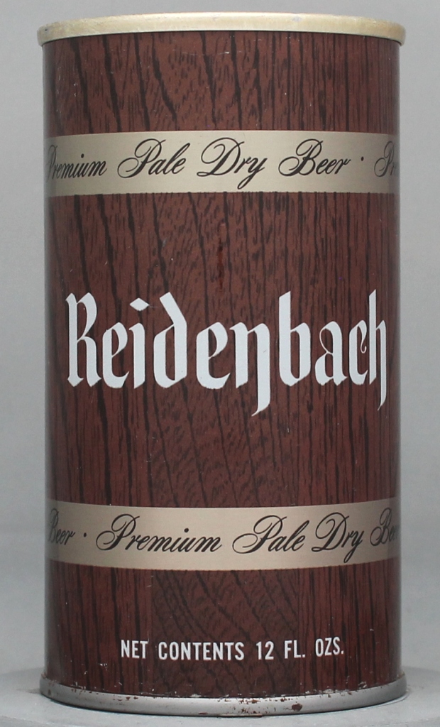 Reidenbach Premium Pale Dry Beer 12 Oz Tab Top Can