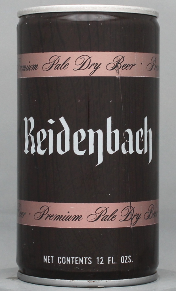 Reidenbach Premium Pale Dry Beer 12 Oz Tab Top Can