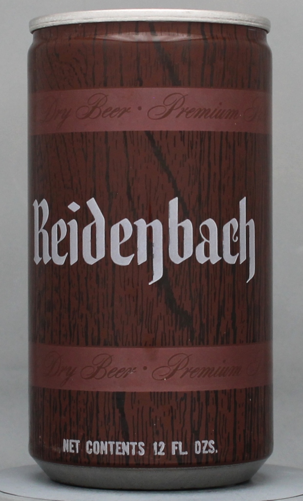 Reidenbach Premium Pale Dry Beer 12 Oz Tab Top Can