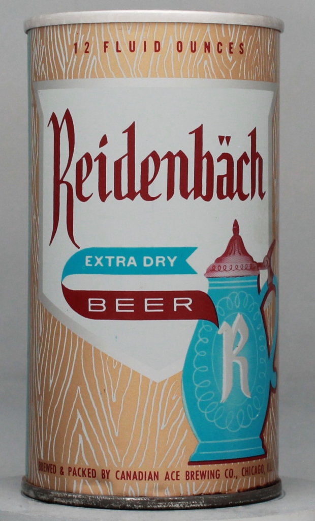Reidenbach Extra Dry Beer 12 Oz Tab Top Can