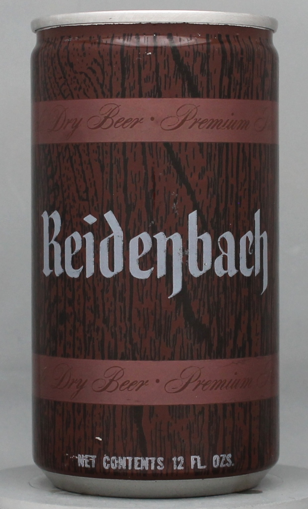 Reidenbach Premium Pale Dry Beer 12 Oz Tab Top Can