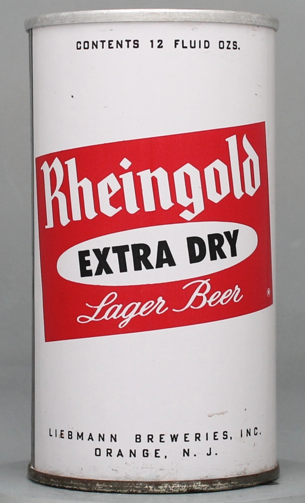 Rheingold Extra Dry Lager Beer 12 Oz Zip Top Can