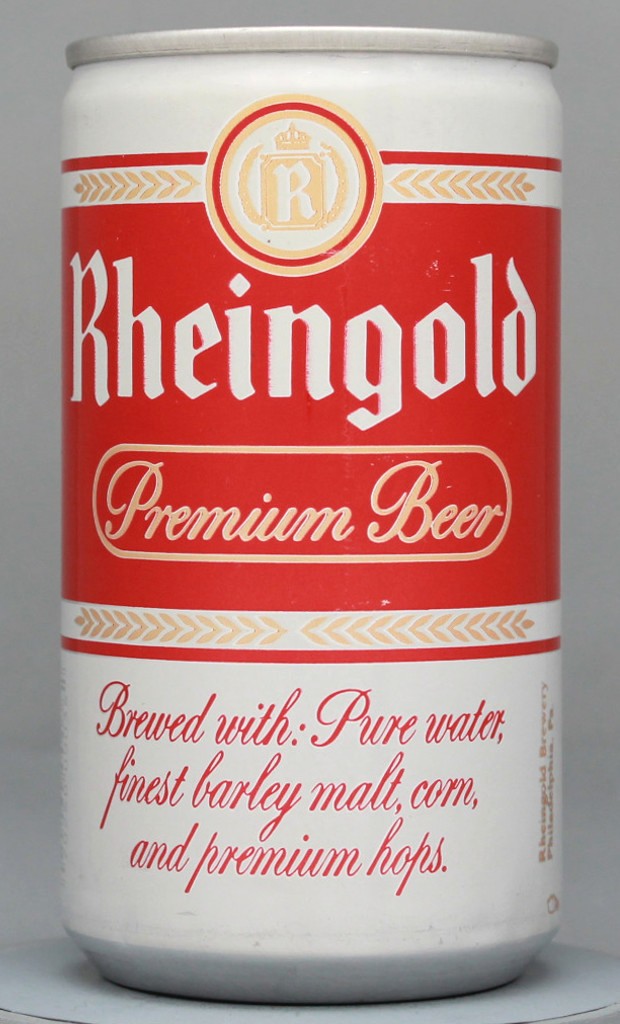 Rheingold Premium Beer 12 Oz Tab Top Can