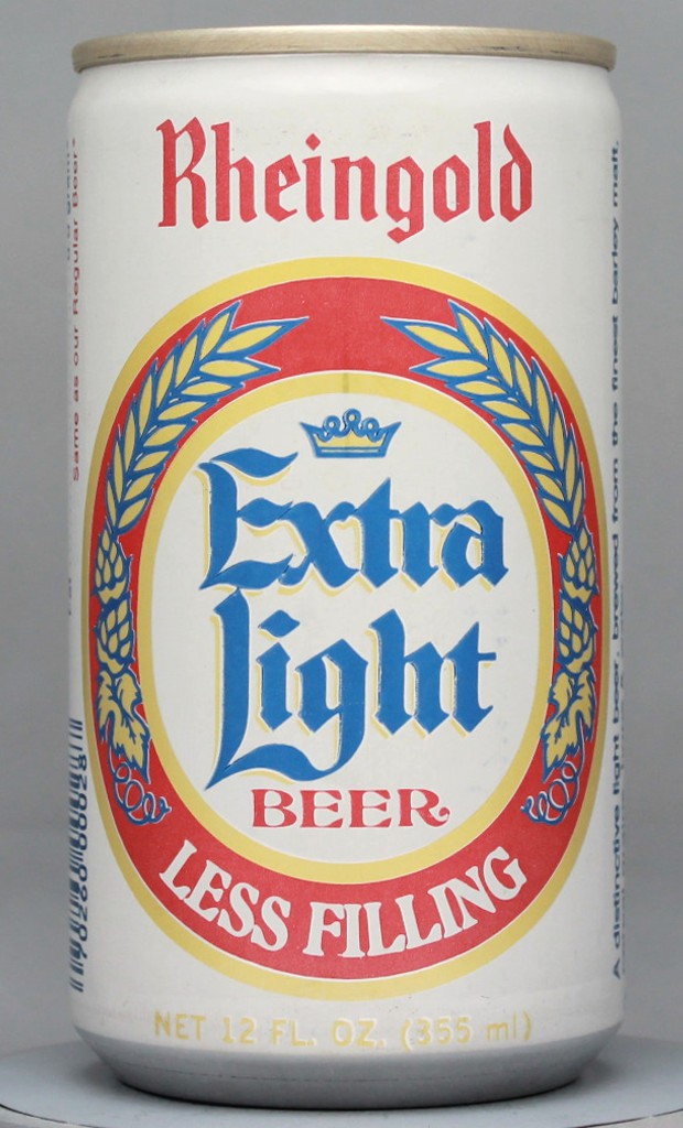 Rheingold Extra Light Beer 12 Oz Tab Top Can