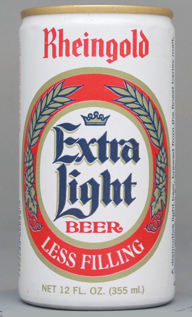 Rheingold Extra Light Beer 12 Oz Tab Top Can