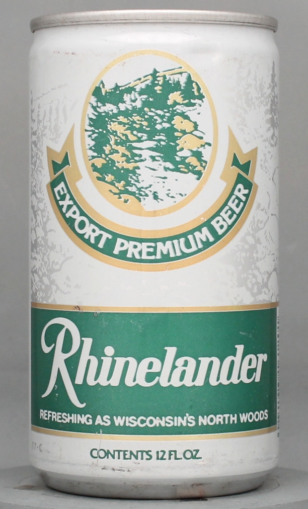 Rhinelander Export Premium Beer 12 Oz Tab/Stay Top Can