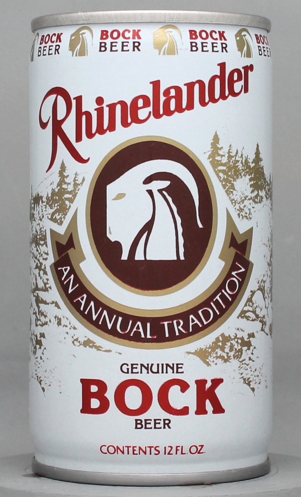 Rhinelander Genuine Bock 12 Oz Tab Top Can
