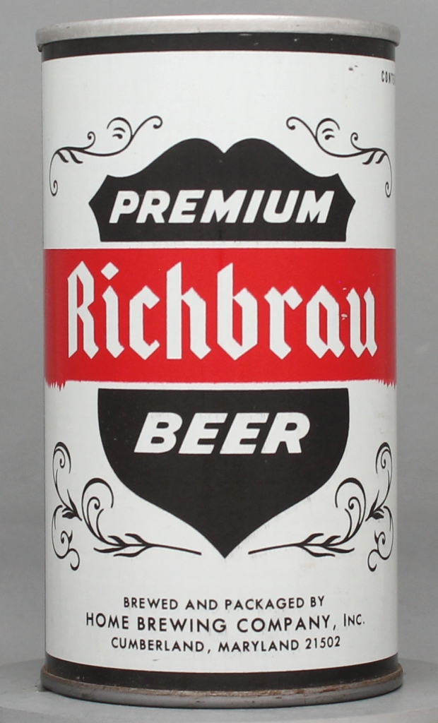 Richbrau Premium Beer 12 Oz Tab Top Can