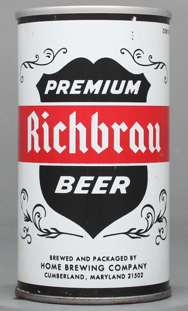 Richbrau Premium Beer 12 Oz Tab Top Can
