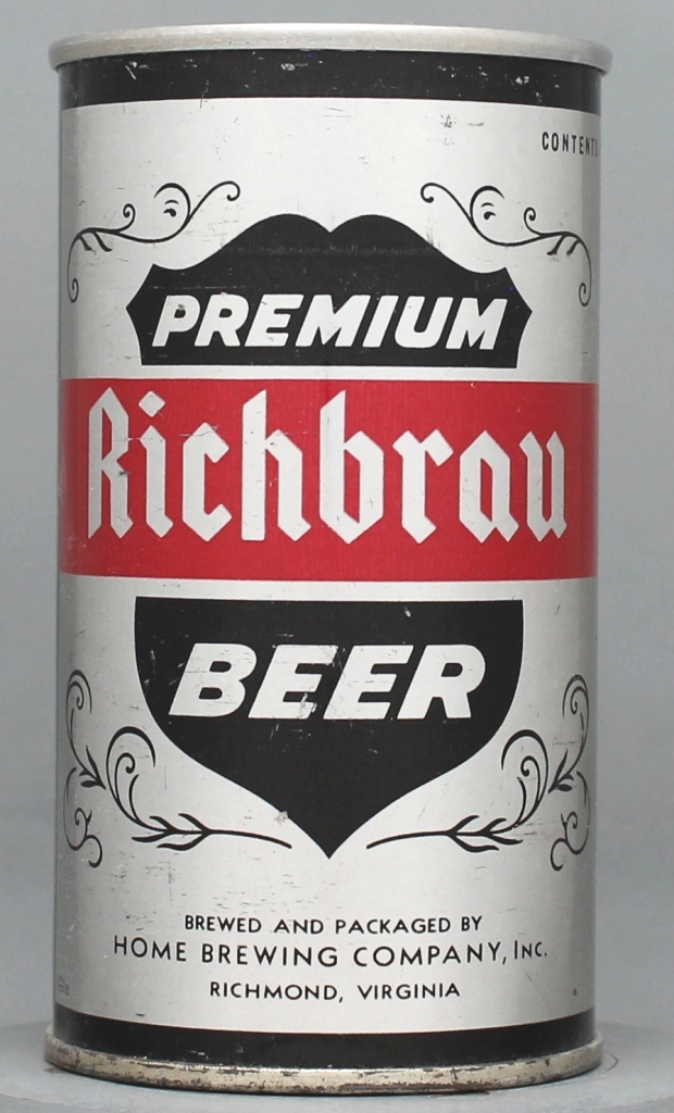 Richbrau Premium Beer 12 Oz Zip/Tab Top Can