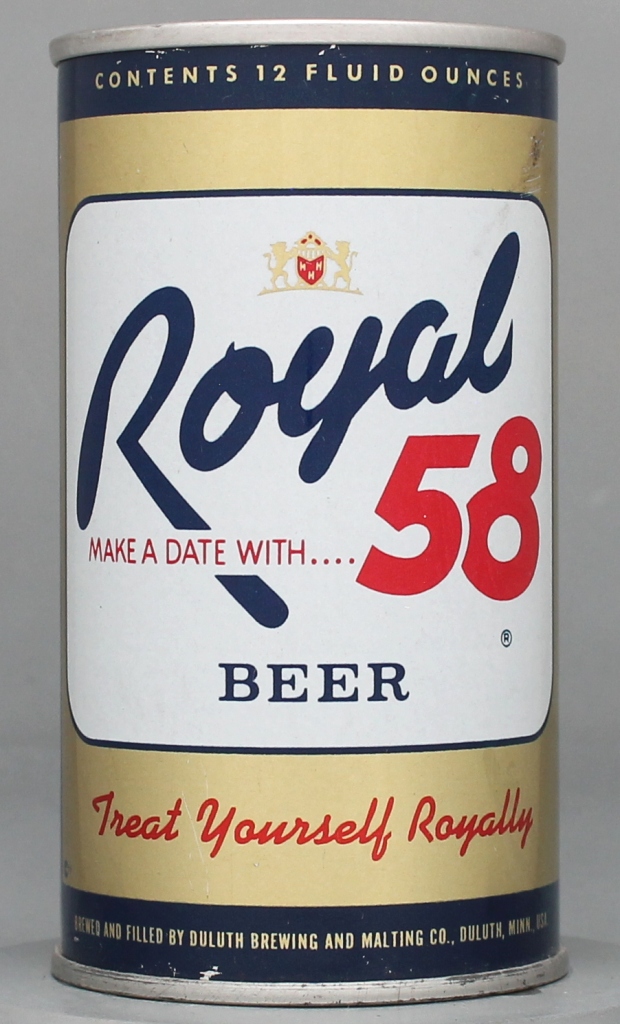 Royal 58 Beer 12 Oz Zip Top Can