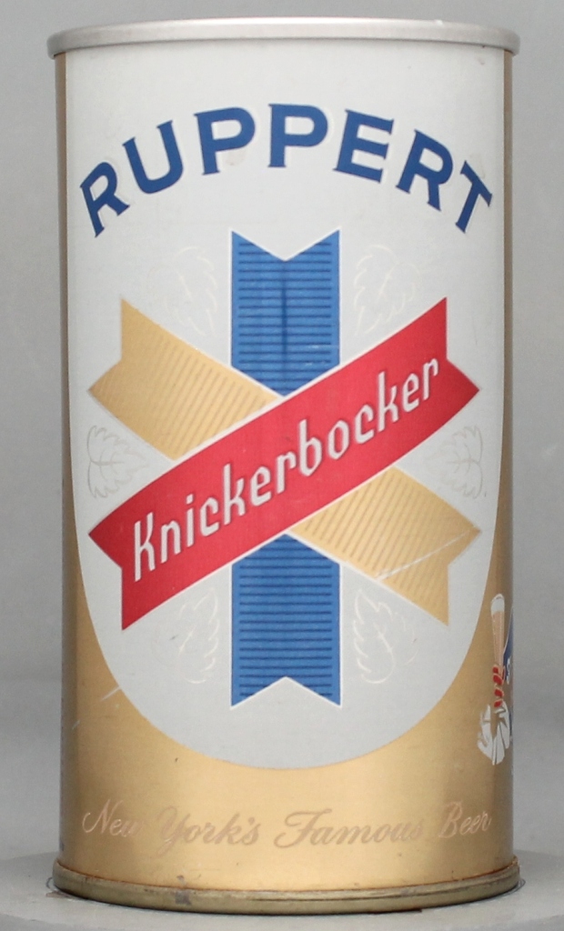 Ruppert Knickerbocker New York's Famous Beer 12 Oz Zip/Tab Top Can