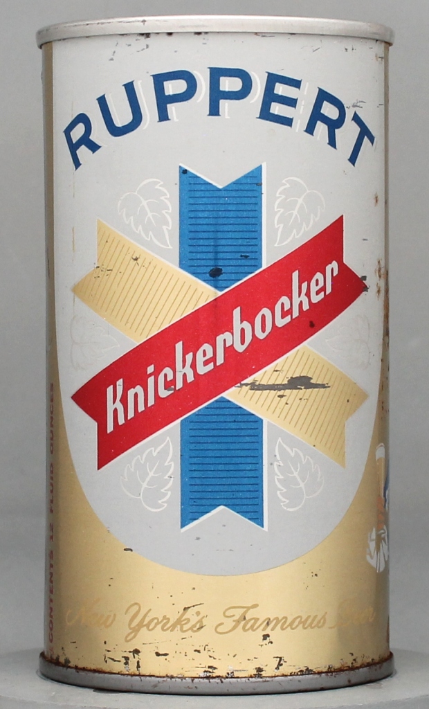 Ruppert Knickerbocker Beer 12 Oz Zip/Tab Top Can