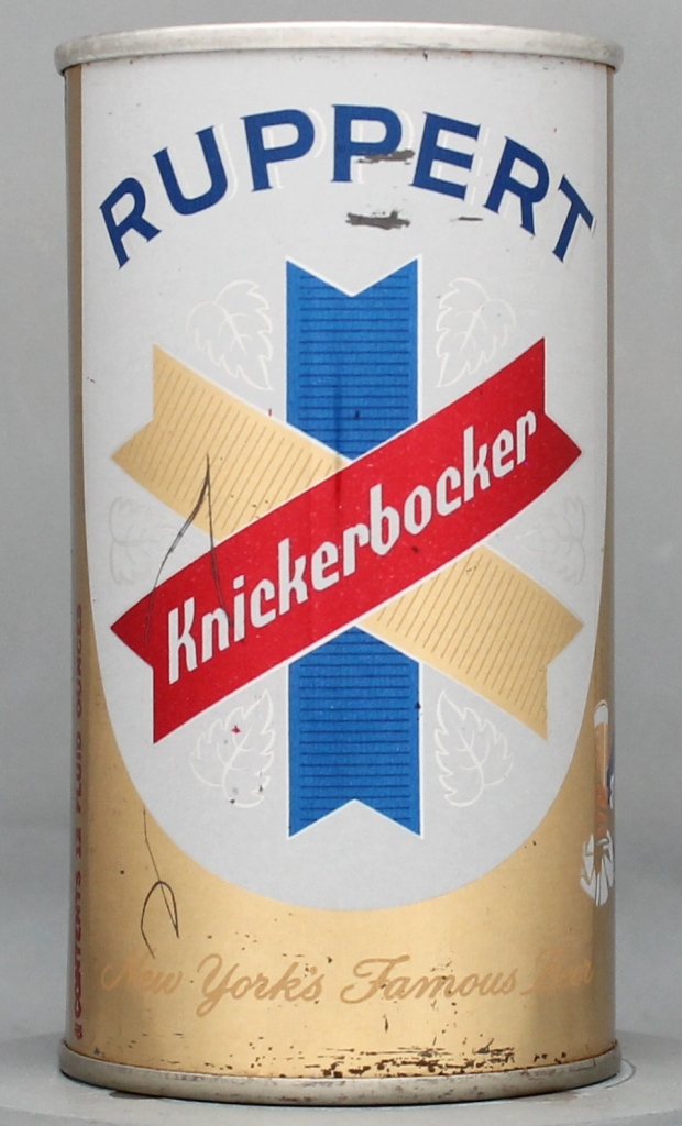 Ruppert Knickerbocker New York's Famous Beer 12 Oz Zip/Tab Top Can