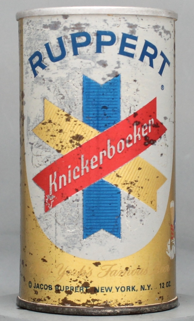 Ruppert Knickerbocker Beer 12 Oz Zip Top Can