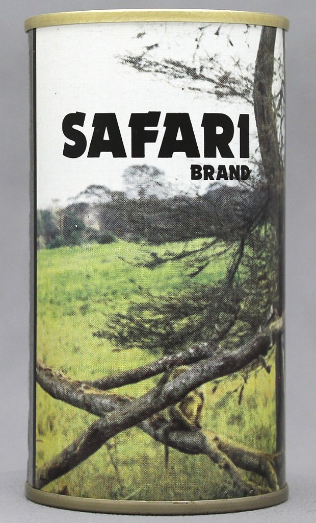 Safari Brand Beer 12 Oz Tab Top Can