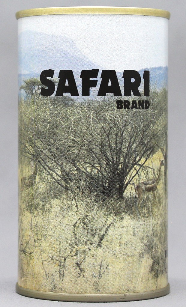 Safari Brand Beer 12 Oz Tab Top Can