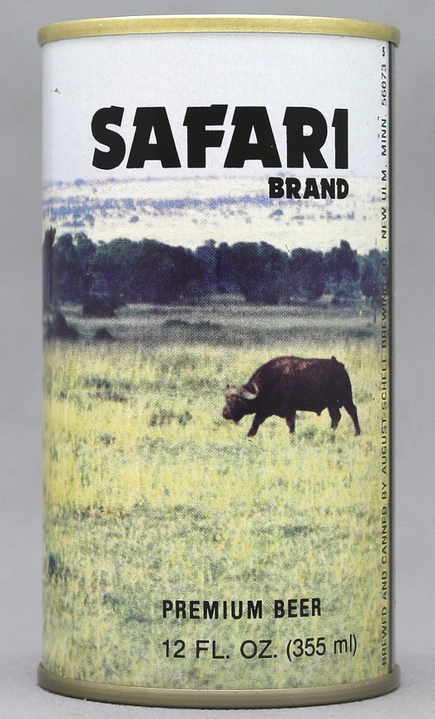 Safari Brand Beer 12 Oz Tab Top Can