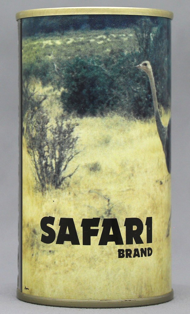 Safari Brand Beer 12 Oz Tab Top Can