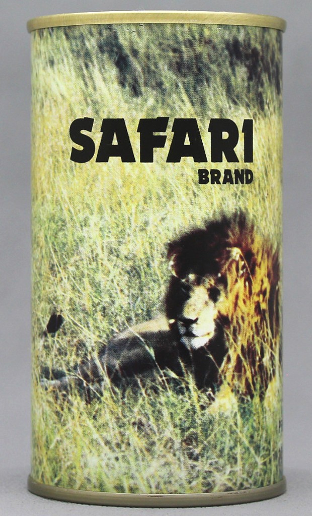 Safari Brand Beer 12 Oz Tab Top Can