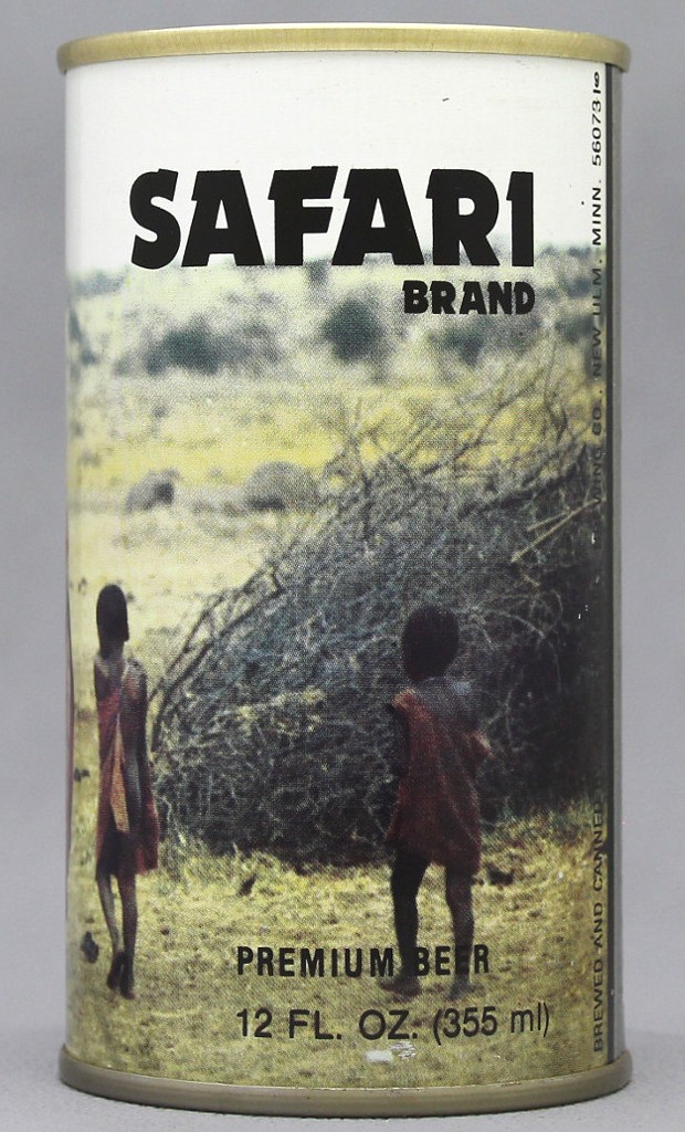 Safari Brand Beer 12 Oz Tab Top Can