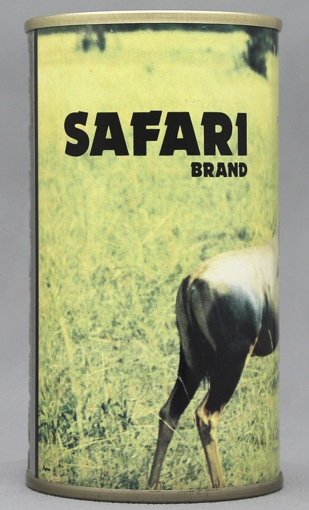 Safari Brand Beer 12 Oz Tab Top Can