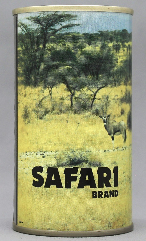 Safari Brand Beer 12 Oz Tab Top Can