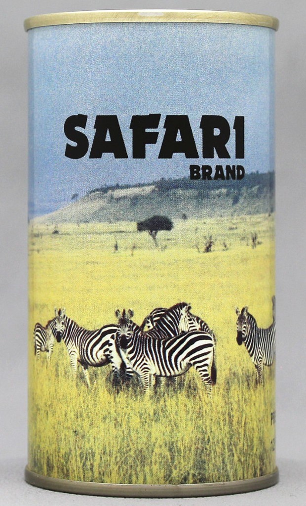 Safari Brand Beer 12 Oz Tab Top Can