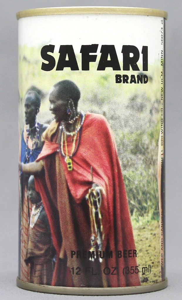 Safari Brand Beer 12 Oz Tab Top Can