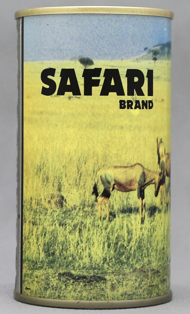 Safari Brand Beer 12 Oz Tab Top Can